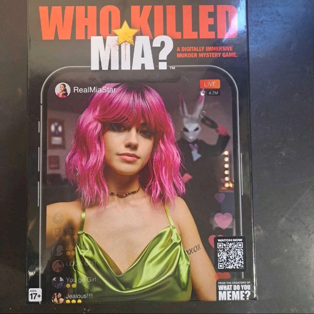Brand New WHO KILLED MIA Murder Mystery Game